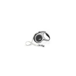 Laisse New Comfort m Tape 5 m black Flexi CF20T5-251-S-20 - Noir