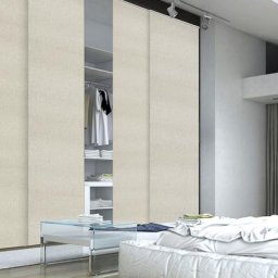 Madecostore - Kit complet panneaux japonais 60cm - Taupe - L170 x H250cm - Taupe