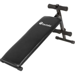 Tectake - Banc de musculation pliable abdominaux et dorsaux - barre de traction, banc d´haltere,