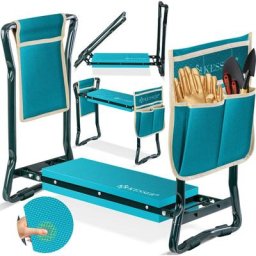 Agenouilloir de jardin 2 en 1 xxl Rembourré Coussin d'assise en mousse Eva Tabouret de jardin