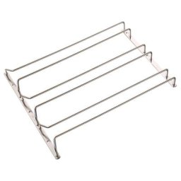 Tagère pour verres à vin - 35,5 cm - Noir - Support pour verres à pied - Pour bar, salle à manger,
