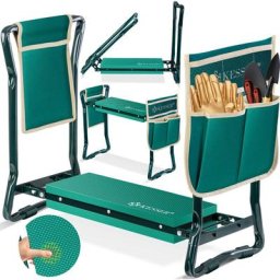 Agenouilloir de jardin 2 en 1 xxl Rembourré Coussin d'assise en mousse Eva Tabouret de jardin