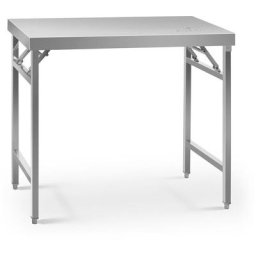 Royal Catering - Table Inox Professionnelle Pliante Préparation Plan De Travail 60100 cm 200 kg