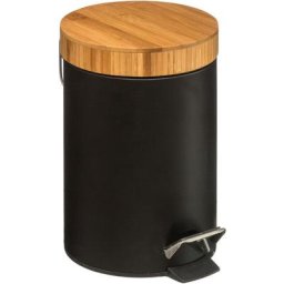 Five Simply Smart - Poubelle de salle de bain Natureo - 3L - Noir - Livraison gratuite - Noir