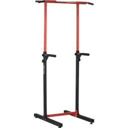 Station de musculation multifonction - barre de traction chaise romaine - hauteur réglable 6 niv.