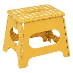 Achat Utile - Marche pied / Tabouret pliant Jaune