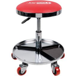 Tabouret sur roulettes réglable en hauteur
