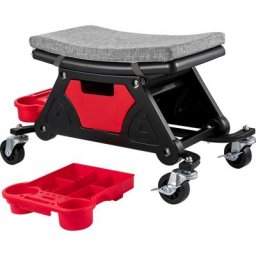 Tabouret d'Atelier Mobile Tabouret de Mécanicien Siège Roulant 136kg Roues - Vevor