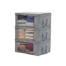 Live House - Sac De Range Boite De Rangement Vetement Pliable Vetement Sous Lit 48 x 35 x 20 cm