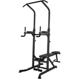 Station de musculation Fitness entrainement complet - barre de traction, à dips, banc de