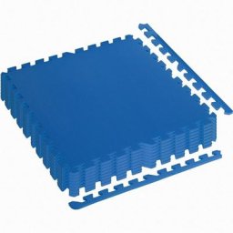 Tapis de protection du sol, env. 3 m², 8 pièces de tapis puzzle 60 x 60 x 1,2 cm y compris 16