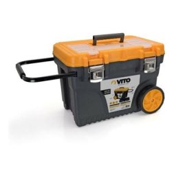 Vito Pro-power - Caisse à outils roulante de chantier 595 x 380 x 420 mm sur roues vito Malette