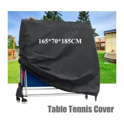 Live House - Table de ping-pong en 165x70x185cm noir pratique