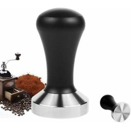 Tamper à Café Expresso 51mm Premium Avec Base Ondulée en Presse à Café Acier Inoxydable