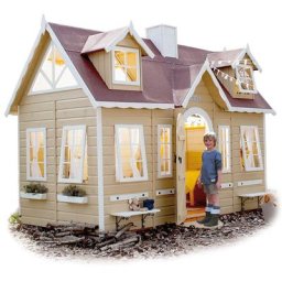 Casas Green House - Cabane pour enfant avec lit superposé paris. 335 x 175 x 260 . cabanes green