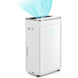 Relax4life - Déshumidificateur Portable 25L/Jour pour 50㎡ Réservoir 6,5L, Fonction Sèche Linge