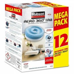 Rubson - promo mega pack Lot de 12 recharge Aero 360 Neutre