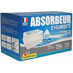 Absorbeur d'humidité Neutre 1kg H70n - Humidivore