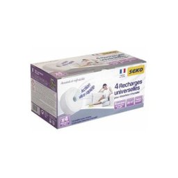 SEKO Recharges Galet pour absorbeur d'humidité 4x500g lavande - SODEPAC