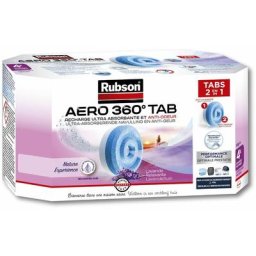 Aero 360° 4 recharges parfum lavande relaxante en tabs, recharges pour absorbeur d'humidité, ultra