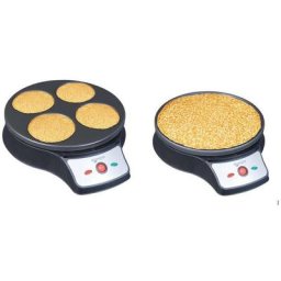 Euro Tech Distribution - crepiere 2 plaques (petites et grandes crèpes) 1000W