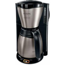 Philips - Café Gaia HD7548/20 Cafetière noir, acier inoxydable Nombre de tasse=15 verseuse