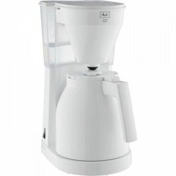 Melitta Easy Therm II 1023-05 Blanc - Cafetiere - Thermo-pot a commande a une main, réservoir d'eau