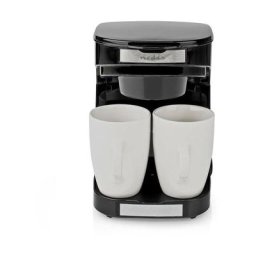 Nedis - Cafetière 2 Tasses à Filtre 450W - Noir