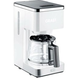 Fk 401 Cafetière blanc Nombre de tasse=10 verseuse en verre, fonction de conservation de la chaleur
