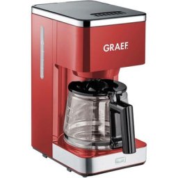 Fk 403 Cafetière rouge Nombre de tasse=10 verseuse en verre, fonction de conservation de la chaleur