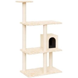 Vidaxl - Arbre à chat avec griffoirs en sisal Crème 119 cm Crème