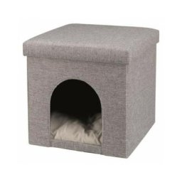 Abri douillet Alois - 38x40x38cm - Gris - Pour chat - Trixie