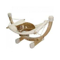 Hamac Siesta Kerbl blanc pour chat et furet