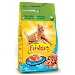 Webmarketpoint - Croquettes de chat Friskies au saumon et légumes Purina 2 kilogrammes