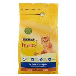 Webmarketpoint - Friskies croquettes pour chats stérilisés avec de la dinde et des légumes ajoutés