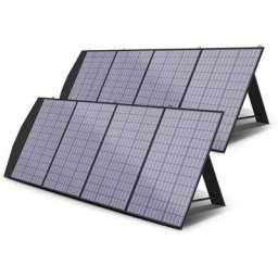2× Allpowers Panneau Solaire Pliable de 200W,Chargeur Solaire Portable,Avec Sortie MC-4,Kit de