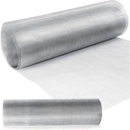 Grillage à Poule 15mm en Fer Galavanisé 0,9x15M Grillage pour Plantes et Animaux Argent - Costway