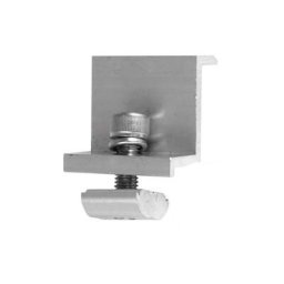 Borne en aluminium V-tac pour fixation de panneau solaire - kit de pinces pour panneau