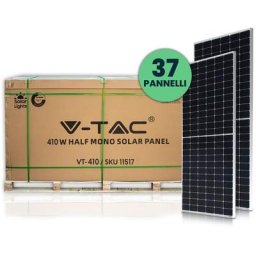 Kit photovoltaïque 15KW set 37pcs Panneau solaire photovoltaïque monocristallin 410W SLIM profil
