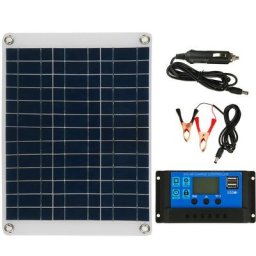 Kit panneau solaire 10-80A chargeur de batterie 12V lcd avec controleur 100A