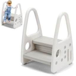 Marchepied Enfant, Marche Pieds Bebe,Marchepieds d'Enfant Escabeau avec Accoudoirs de