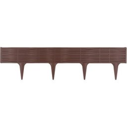 Deuba - Bordure de jardin, rebord de jardin pelouse parterre palisade - Choix couleurs braun / 3,9
