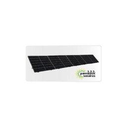 Panneau Solaire kit 1700W prêt à brancher fixation mur et sol Centrale Solaire 123 - noir