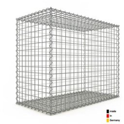 Gabion Haute Qualité - Longueur 100 x Hauteur 80 x Epaisseur 50 cm - Mailles Carrées 5 x 5 cm