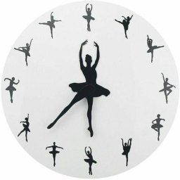 Ballerine horloge murale Ballet danse suspendu décor horloge danseuse décor à la maison cadeau