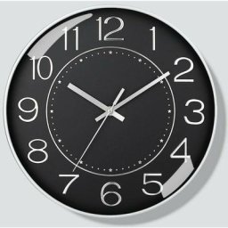 Horloge 20 cm de tour d'horloge murale silencieuse, chambre simple horloge murale