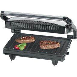 Grill à contact Clatronic mg 3519 noir, acier inoxydable - noir, acier inoxydable