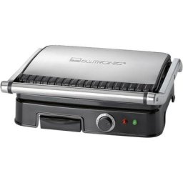Plancha gril et panini Clatronic kg 3487 - Acier inoxydable/Noir