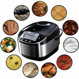 Russell Hobbs - 21850-56 Multi Cuiseur 900W CookAtHome, 11 Programmes Combinables, Panier Vapeur,