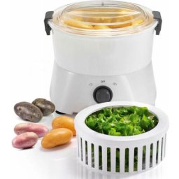 Kitchen Chef - Eplucheuse à pomme de terre 1kg 85w ks.epl900es - blanc